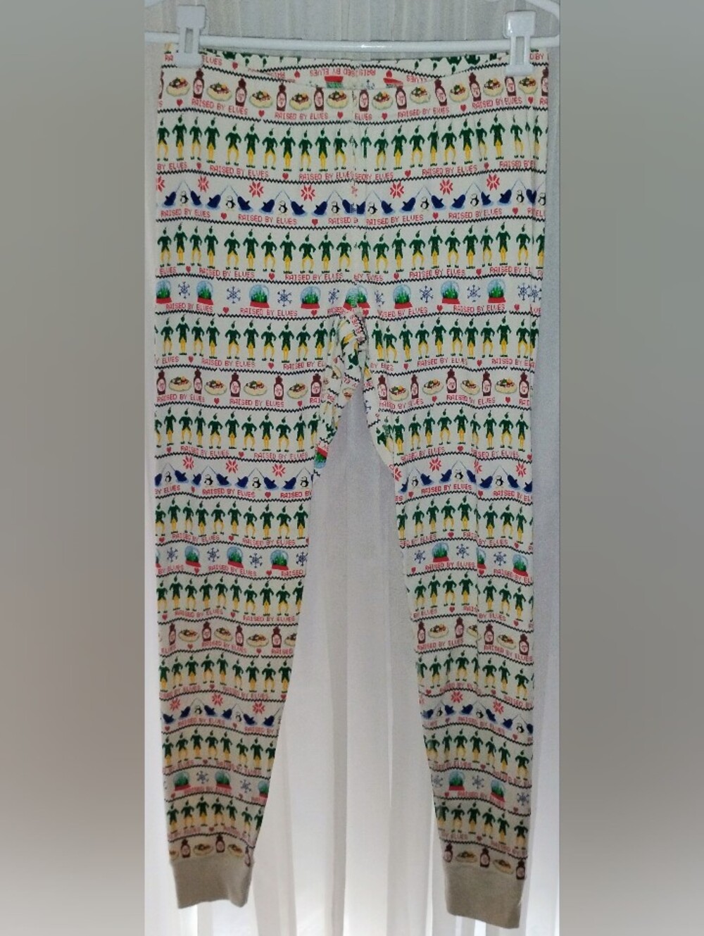 Hanna Andersson Women's Elf Organic Cotton Holiday Christmas PJ Pants Size M